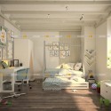 Детская кровать "Вигвам" с дополнительным спальным местом, детский - doodywoody