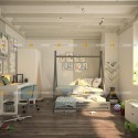 Детская кровать "Вигвам" с дополнительным спальным местом, детский - doodywoody