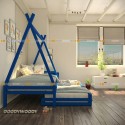 Детская кровать "Вигвам" с дополнительным спальным местом, детский - doodywoody