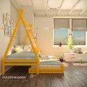Детская кровать "Вигвам" с дополнительным спальным местом, детский - doodywoody
