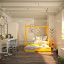 Детская кровать "Вигвам" с дополнительным спальным местом, детский - doodywoody