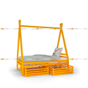 Вигвам с реечными ящиками для игрушек, детский - doodywoody