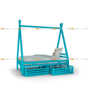 Вигвам с реечными ящиками для игрушек, детский - doodywoody