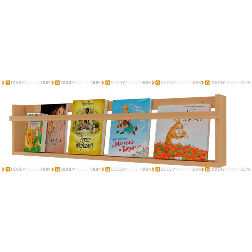 Полка для книг монтессори...