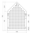 пегборд деревянный чертёж с размерами pegboard DOODYWOODY