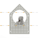 пегборд деревянный в детскую pegboard DOODYWOODY