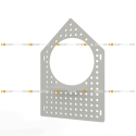 пегборд деревянный в детскую pegboard DOODYWOODY