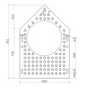 пегборд деревянный в детскую pegboard DOODYWOODY