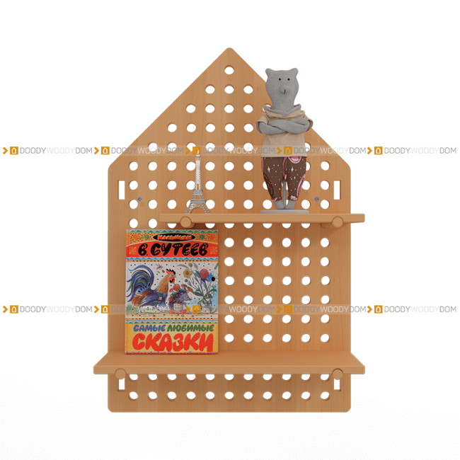 пегборд из дерева pegboard DOODYWOODY