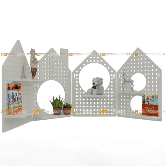 пегборд деревянный в детскую pegboard DOODYWOODY