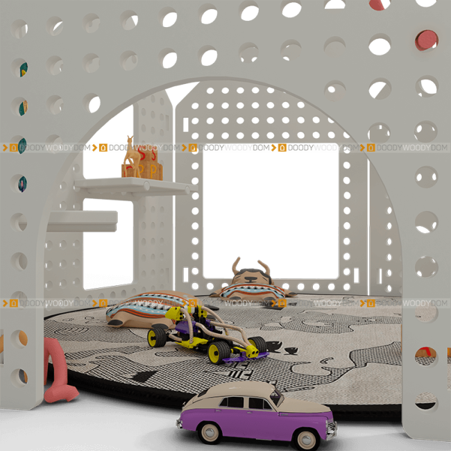 пегборд деревянный в детскую pegboard DOODYWOODY