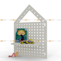 пегборд деревянный в детскую треугольник pegboard DOODYWOODY