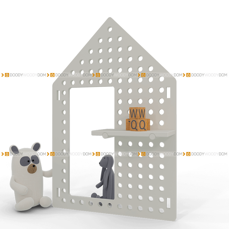 пегборд деревянный в детскую pegboard DOODYWOODY