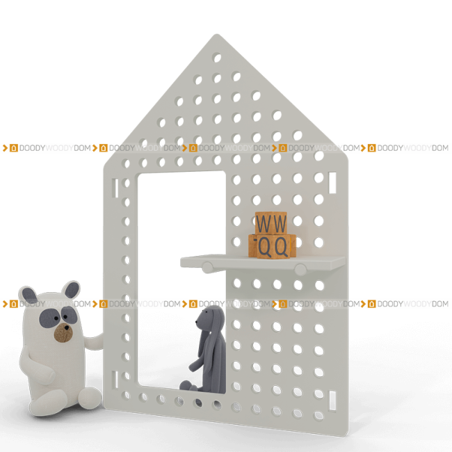 пегборд деревянный в детскую pegboard DOODYWOODY