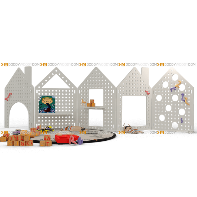 пегборд деревянный в детскую pegboard DOODYWOODY
